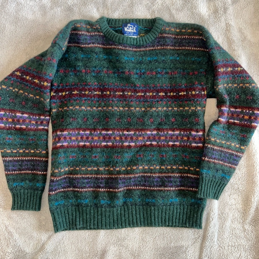 Woolrich Green Sweater